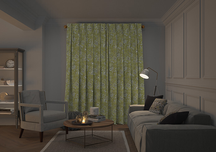 Finch Toile, Willow - Made to Measure Curtains - Image 7